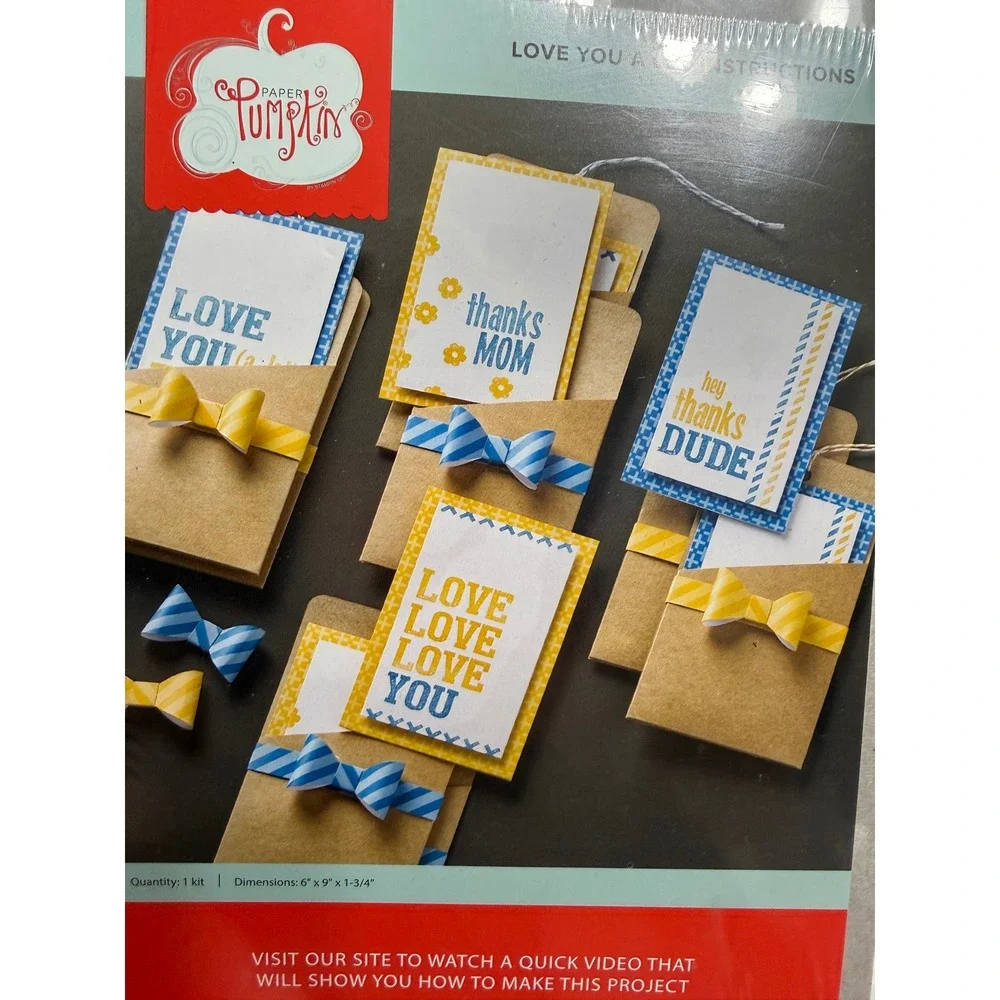 Stampin Up NEW Paper Pumpkin Love You A Lot Kit OS Multi DIY Card Making Tags
